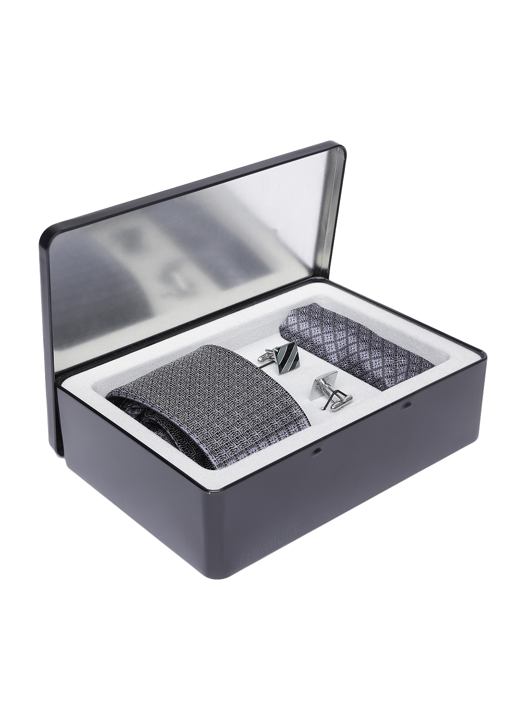 

Lino Perros Men Grey Accessory Gift Set