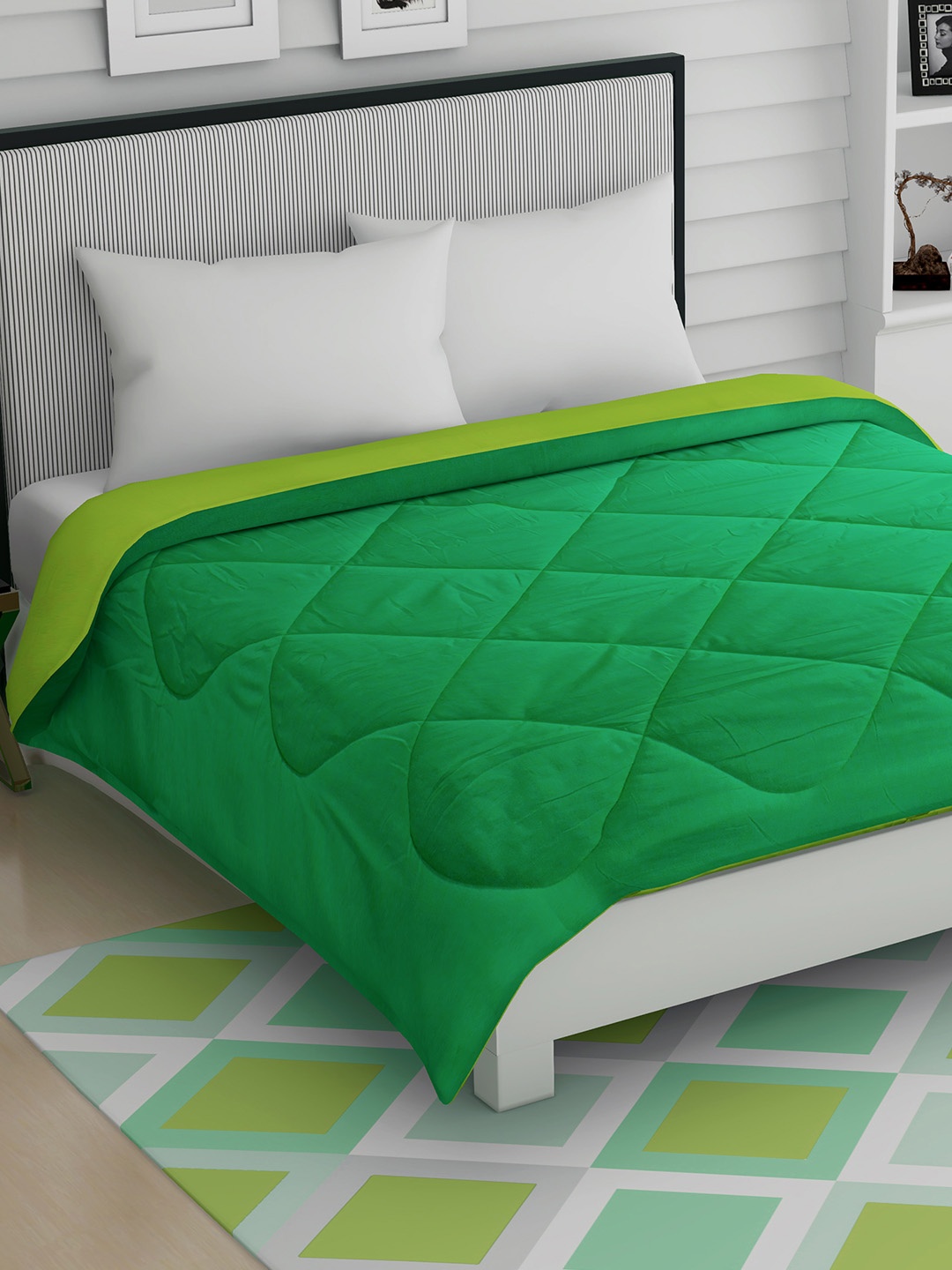 

Story@home Green Lime Green Solid Mild Winter 200 GSM Double Bed Comforter