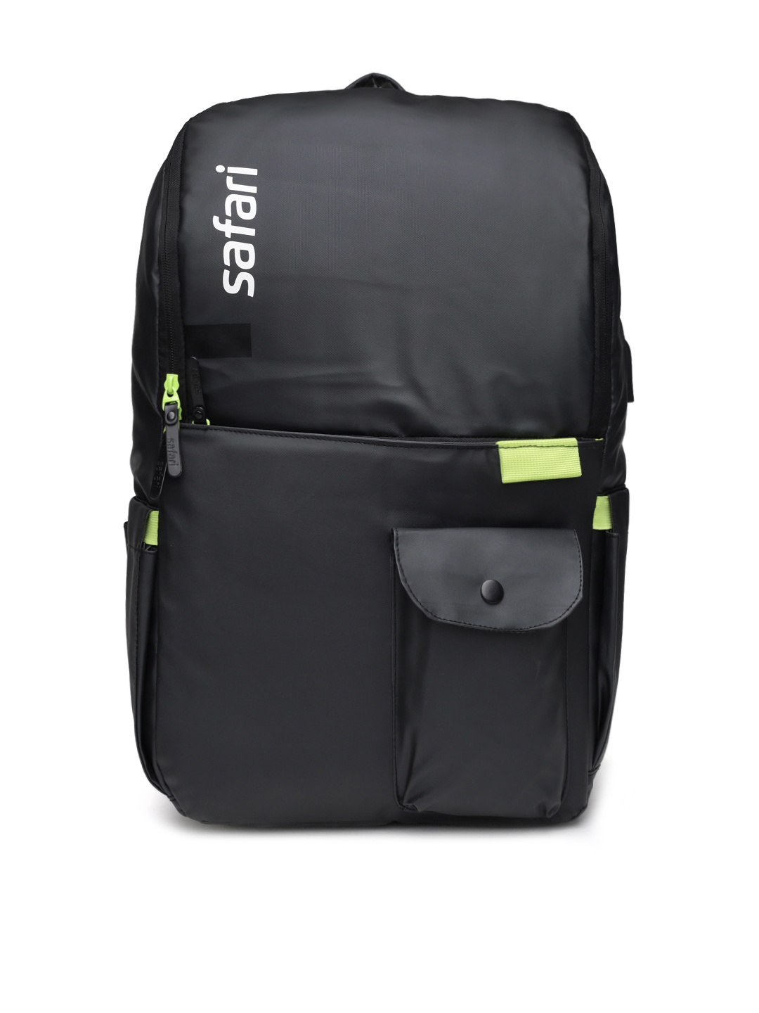 

Safari Unisex Black Solid Backpack