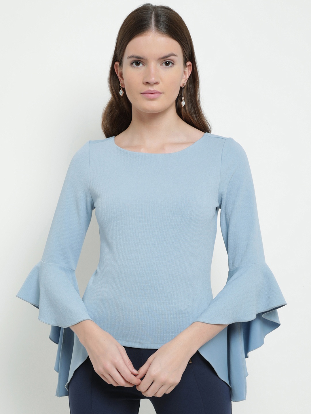 

Kazo Women Blue Solid Top
