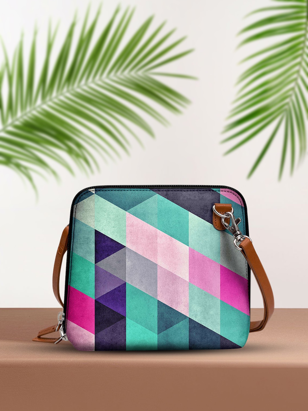

DailyObjects Multicoloured Printed Sling Bag, Multi