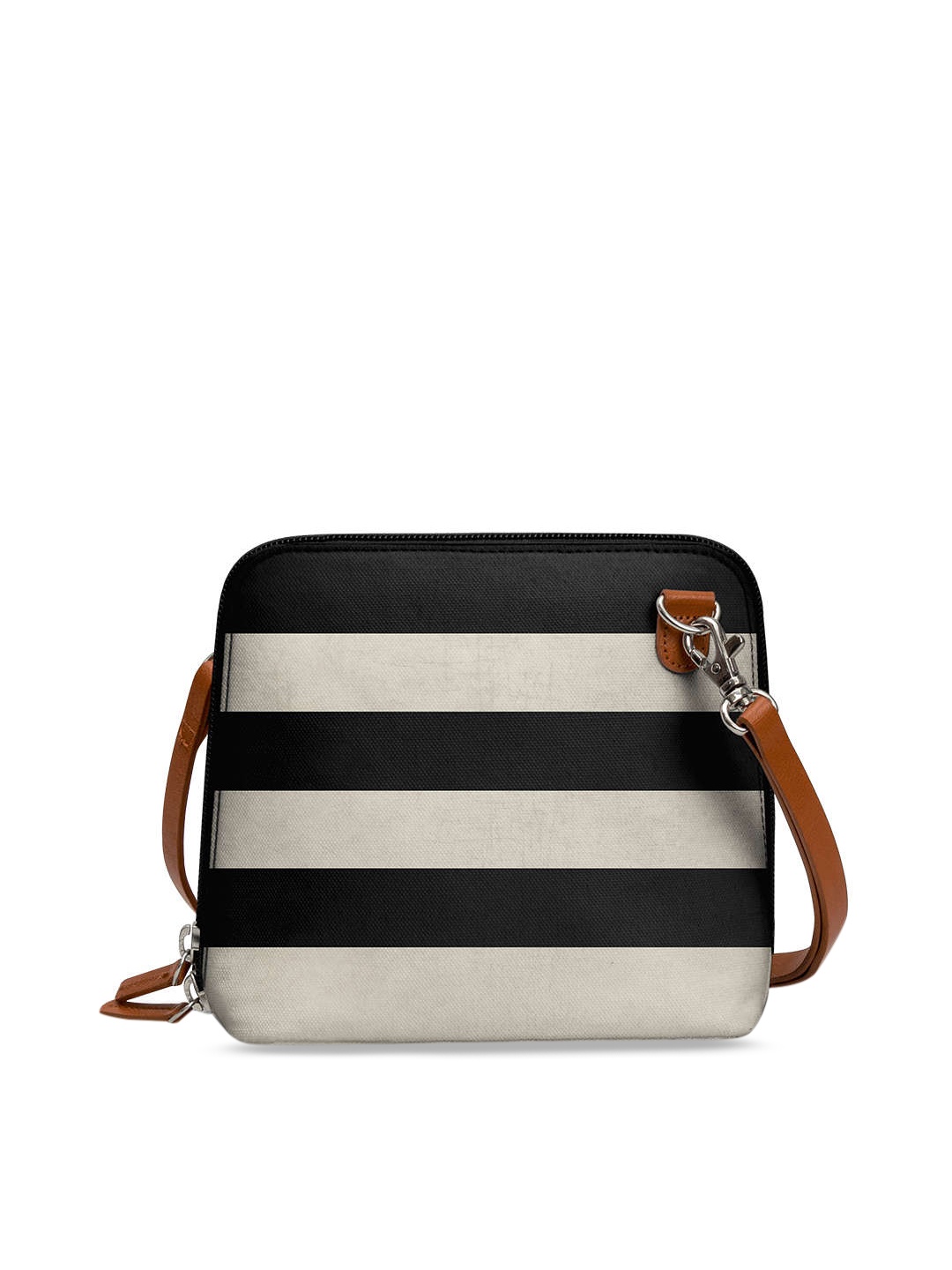 

DailyObjects Multicoloured Striped Sling Bag, Multi