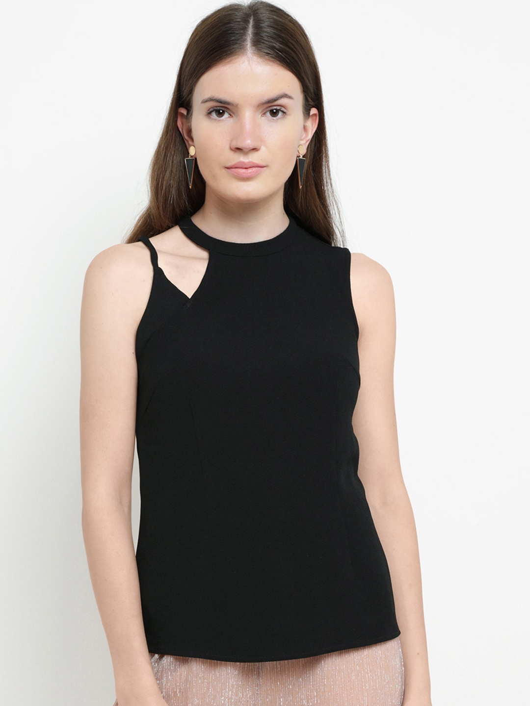 

Kazo Women Black Solid Top