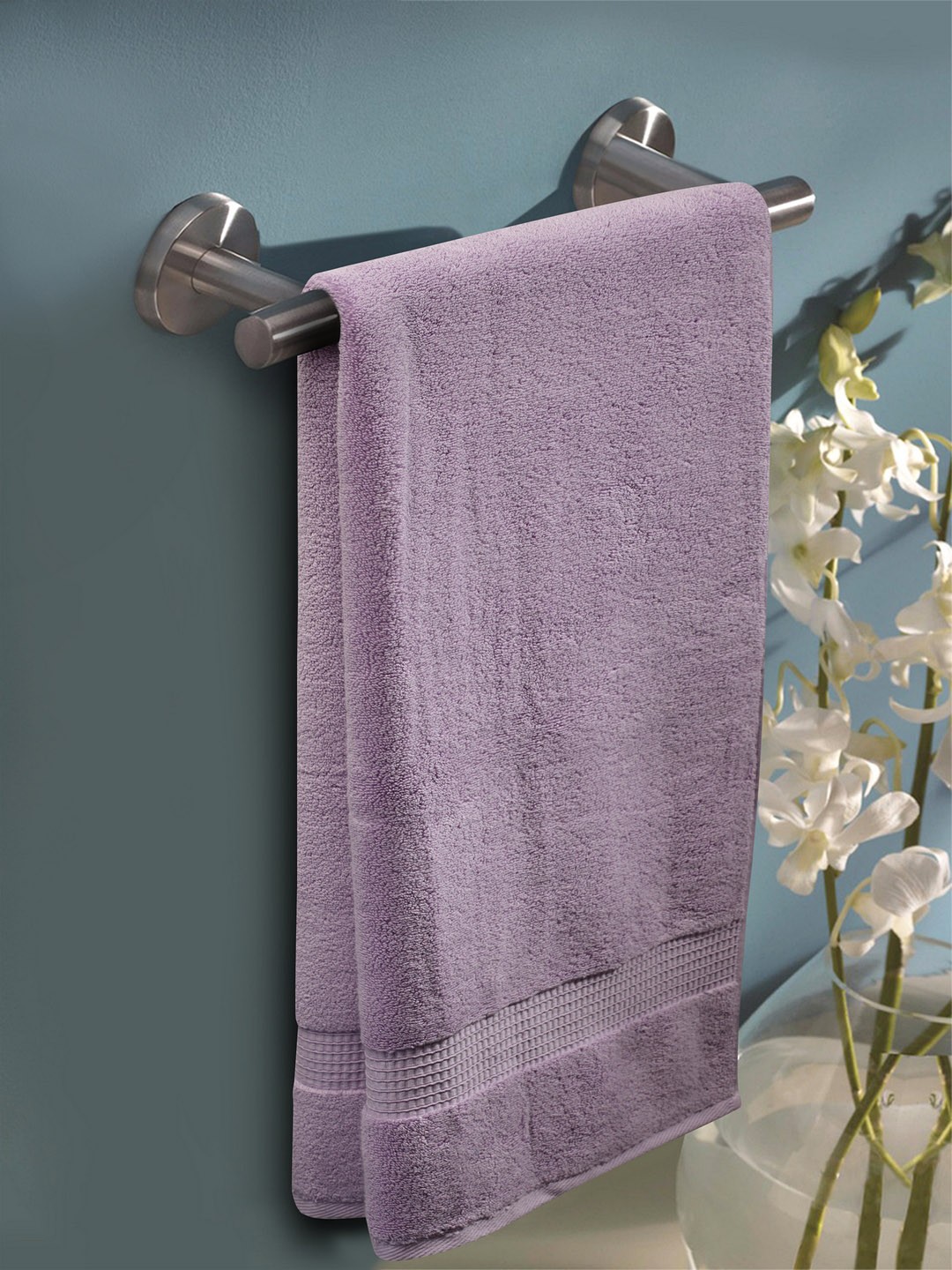 

Bombay Dyeing Purple 600 GSM Cotton Bath Towel