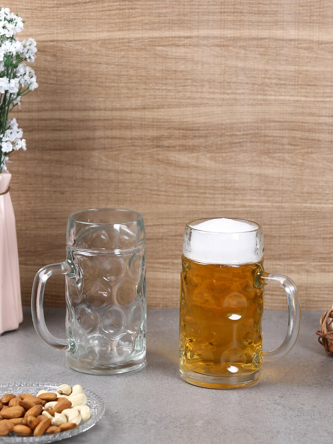 

Oberglas Transparent Set of 2 Isar Beer Mugs 550ml