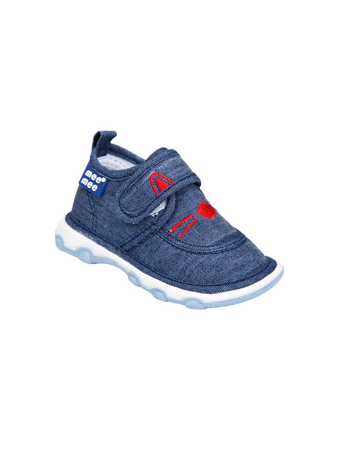 

MeeMee Boys Blue Slip-On Sneakers