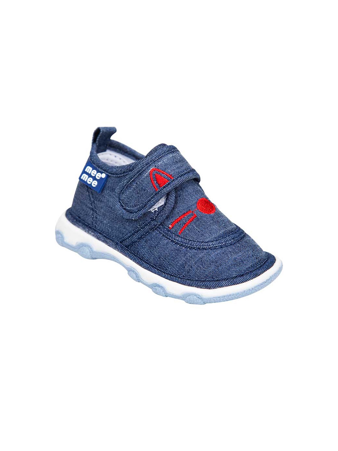 

MeeMee Boys Blue Slip-On Sneakers