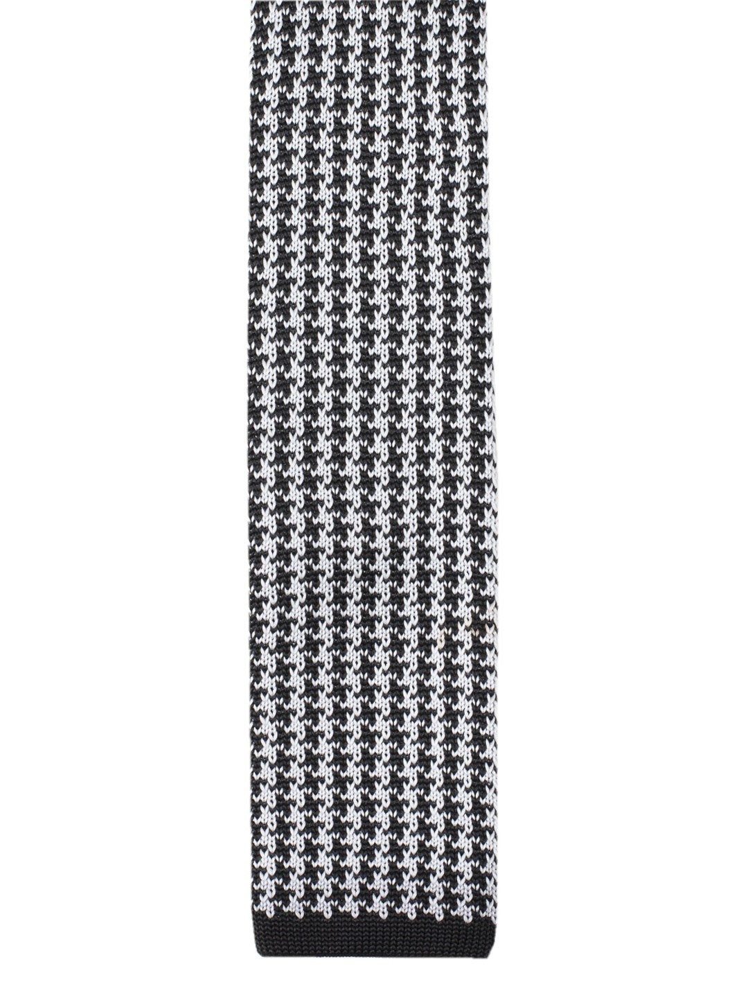 

Tossido Black & White Woven Design Broad Tie