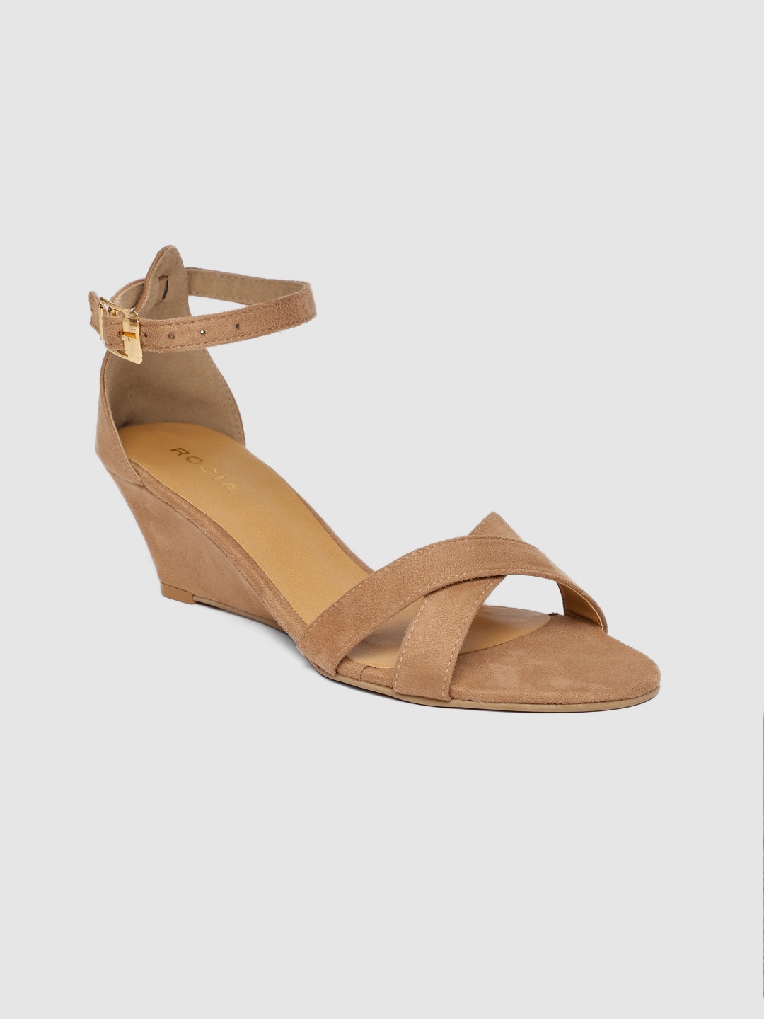 

Rocia Women Beige Solid Sandals