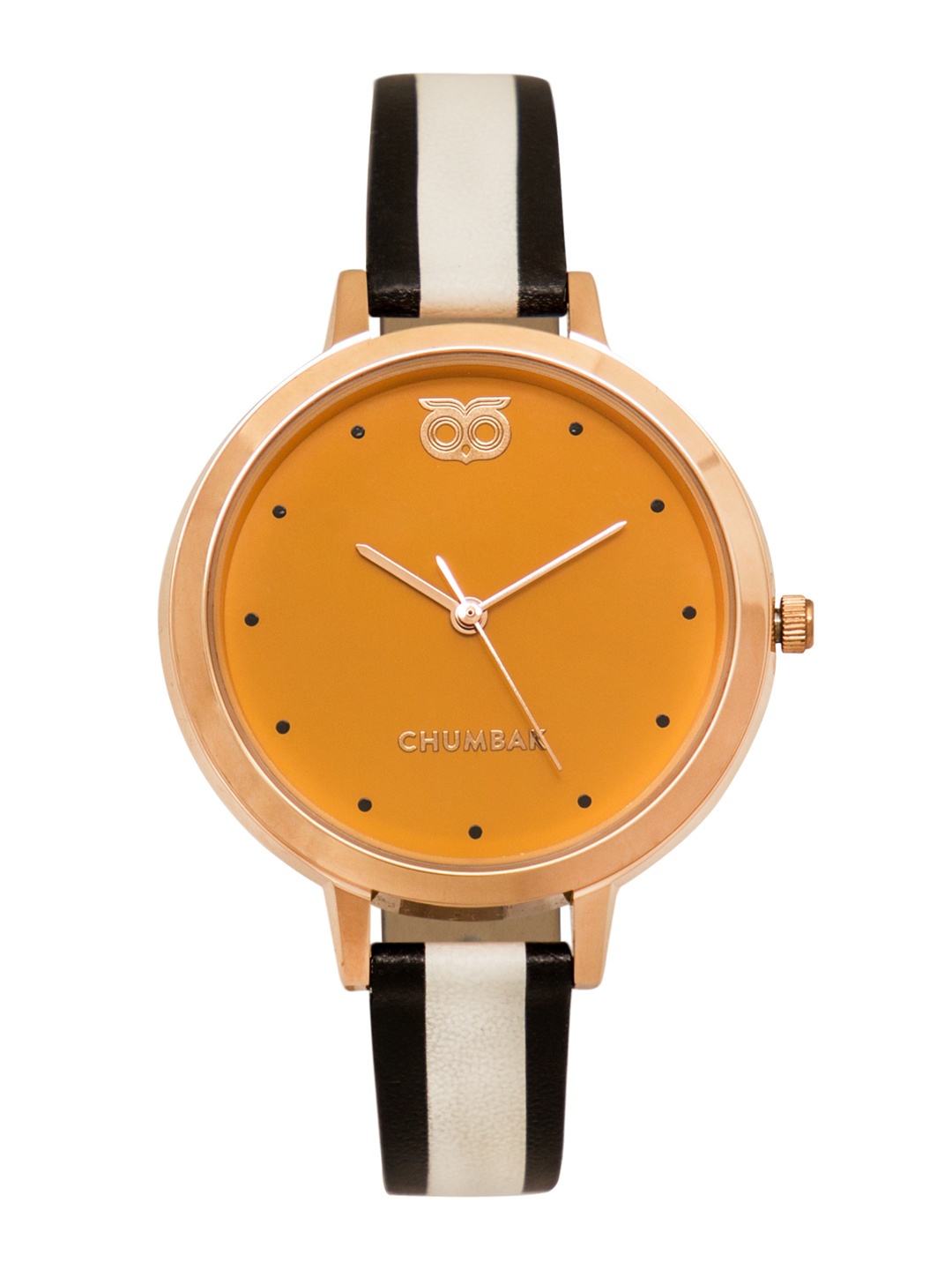 

TEAL BY CHUMBAK Women Orange Analogue Watch