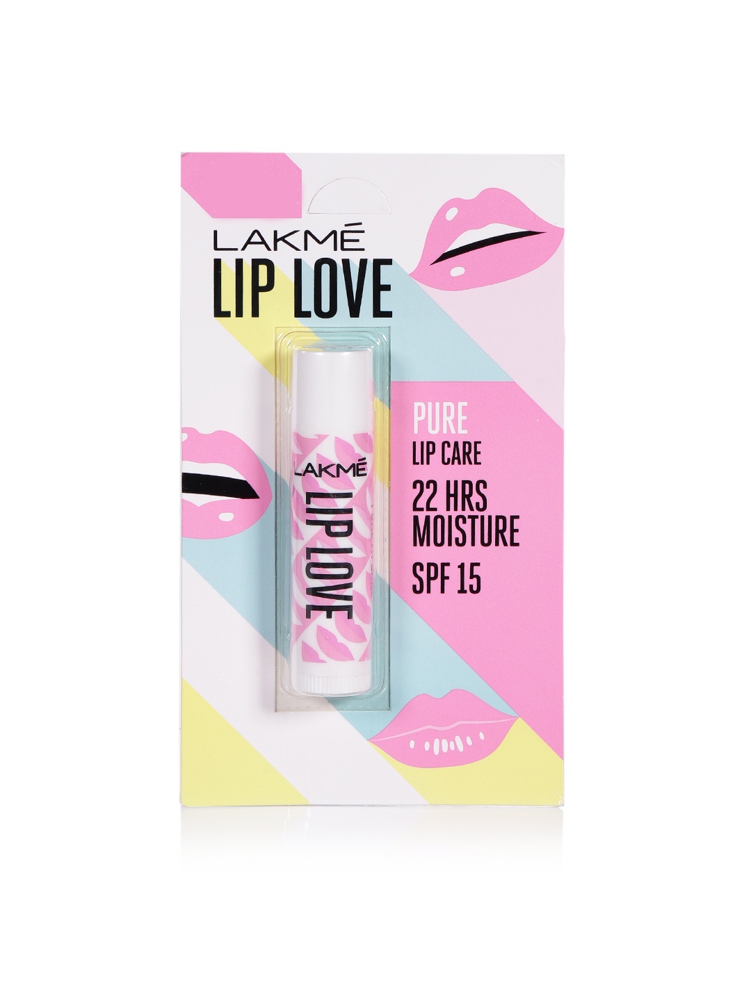 

Lakme Pure Lip Love Lip Care 4.5 g, Pink