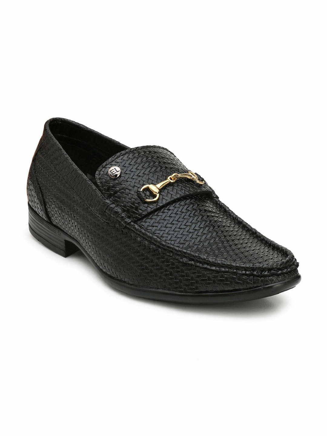 

El Paso Men Black Semi-Formal Loafers