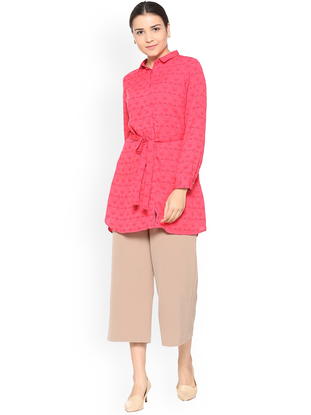 

Allen Solly Woman Pink Printed Tunic
