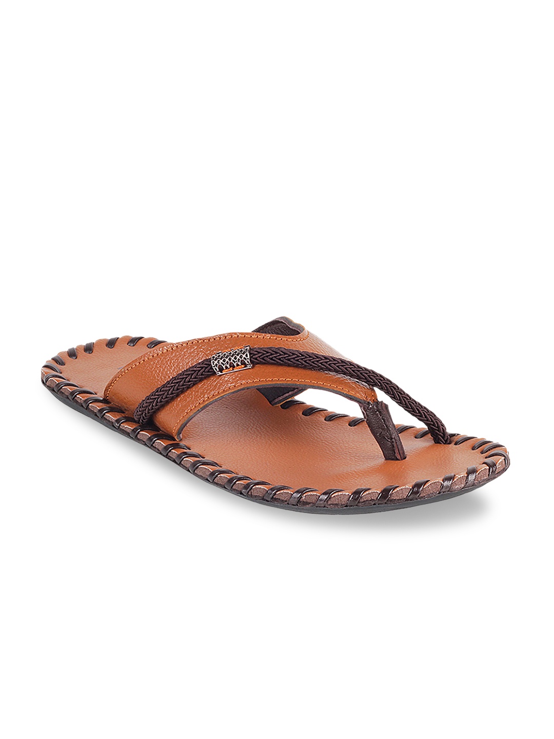 

Metro Men Tan Comfort Sandals