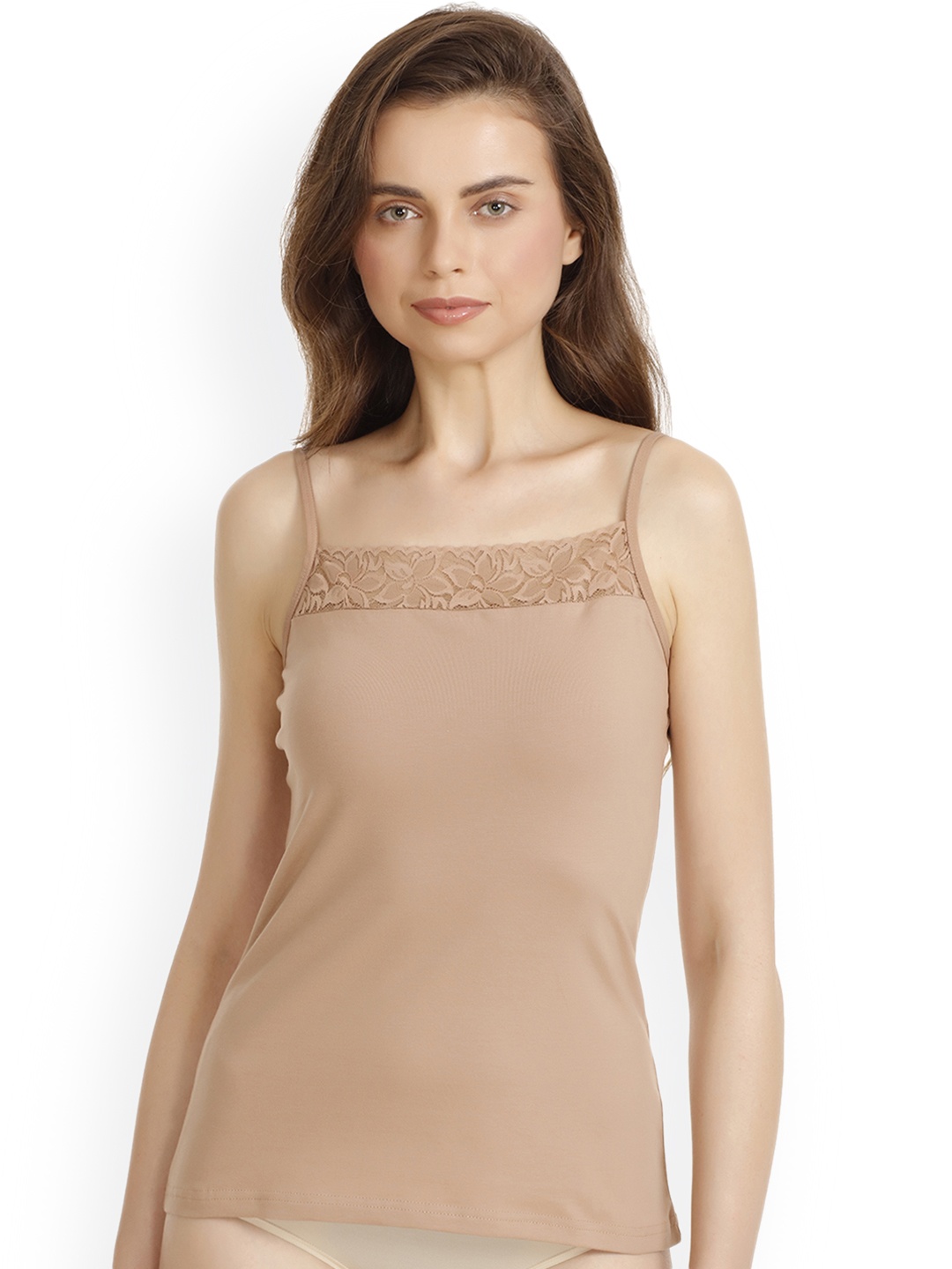 

Zivame Women Nude Square Neck Camisole