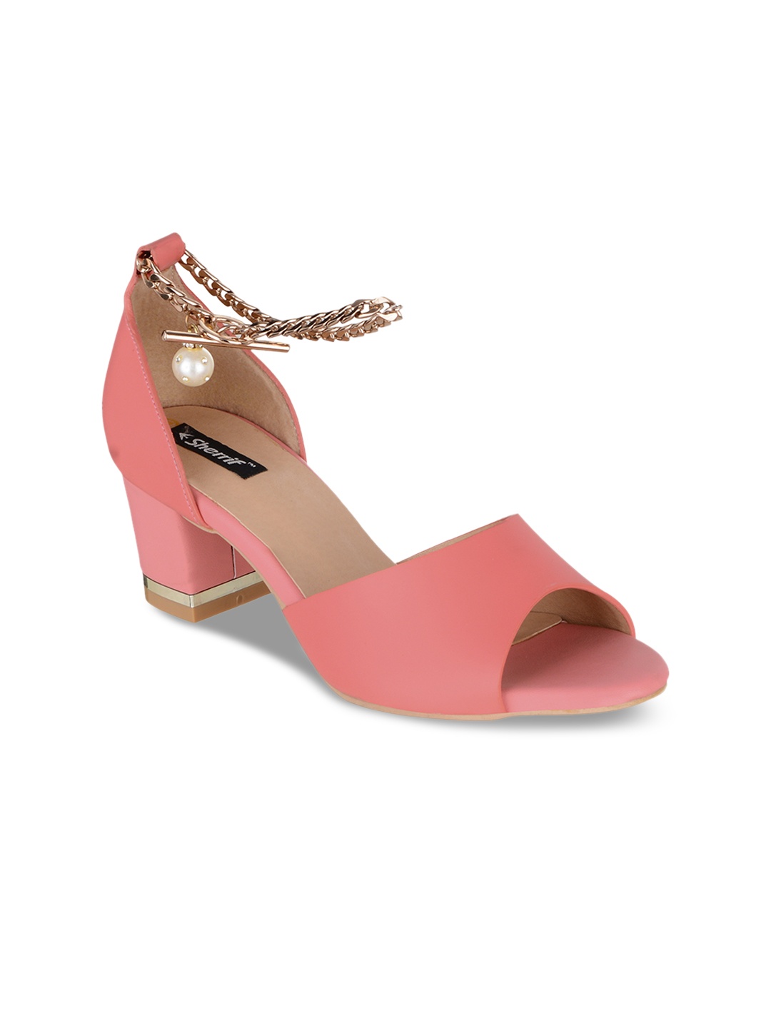 

Sherrif Shoes Women Pink Solid Heels