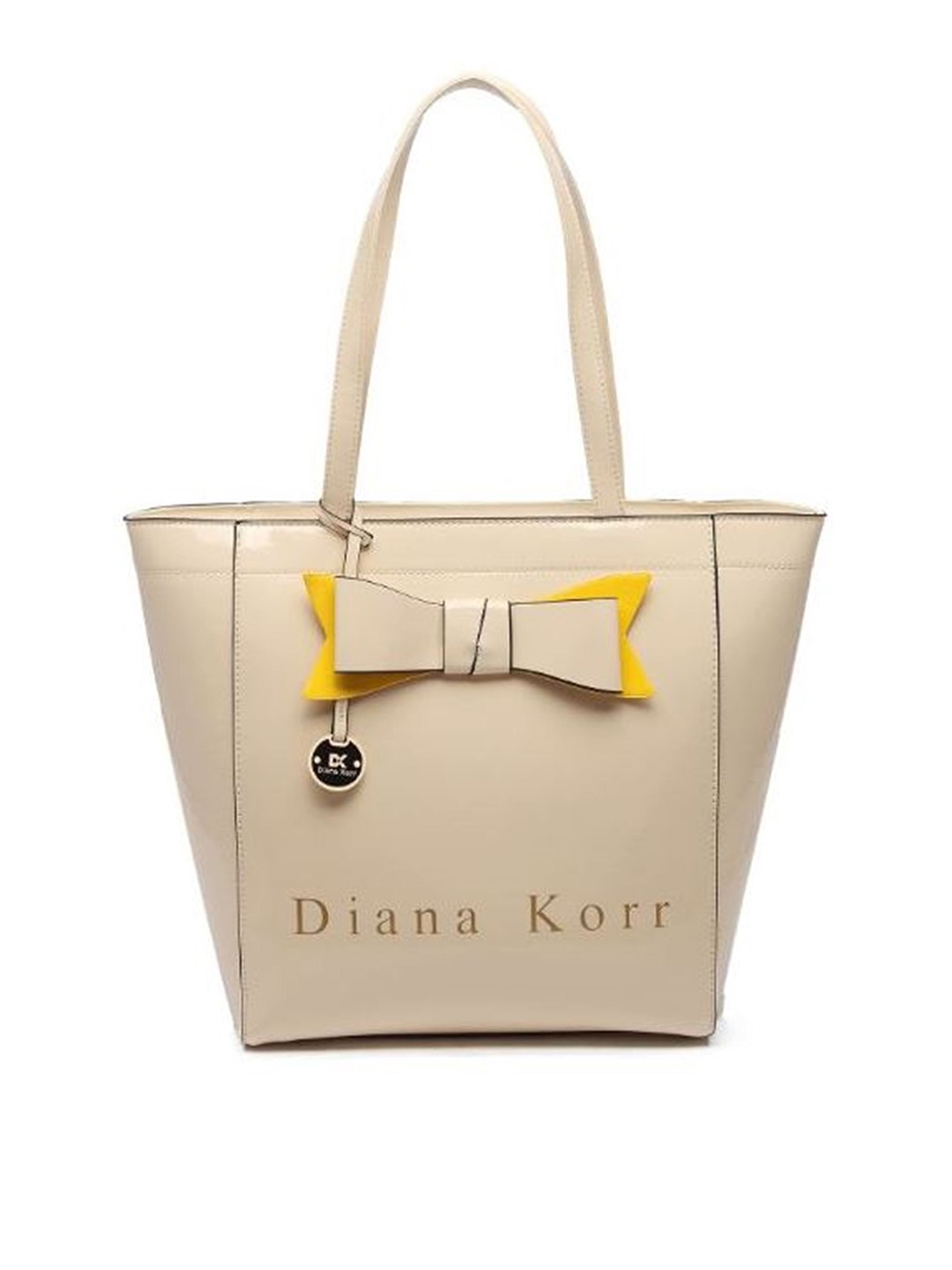 

Diana Korr Beige Solid Shoulder Bag