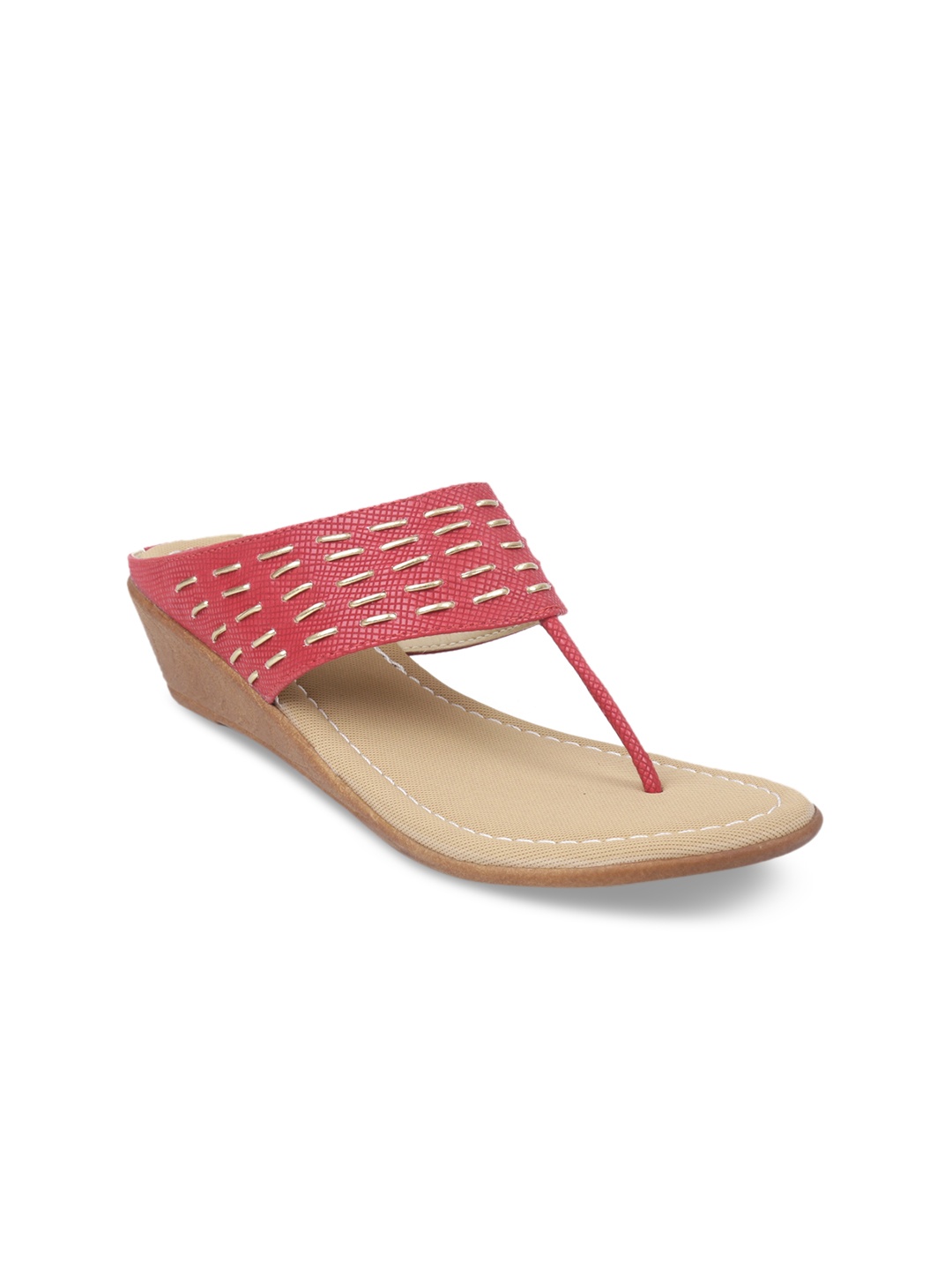 

meriggiare Women Red Solid Sandals
