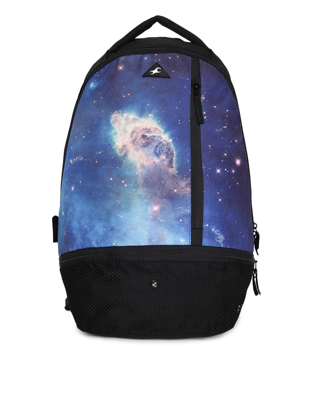 

Fastrack Unisex Blue & Black Graphic Backpack