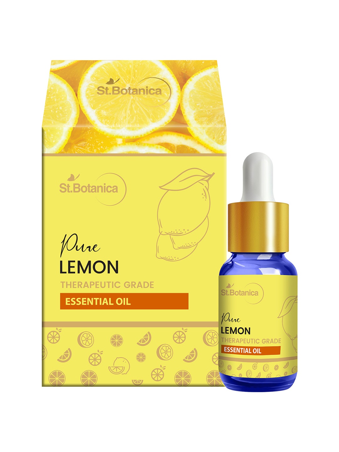 

St.Botanica Pure Lemon Aroma Essential Oil 15ml, White