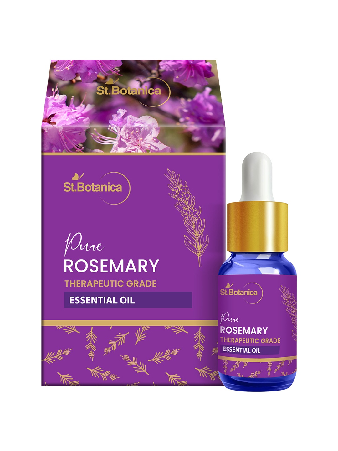

St.Botanica Pure Rosemary Aroma Essential Oil 15ml, White