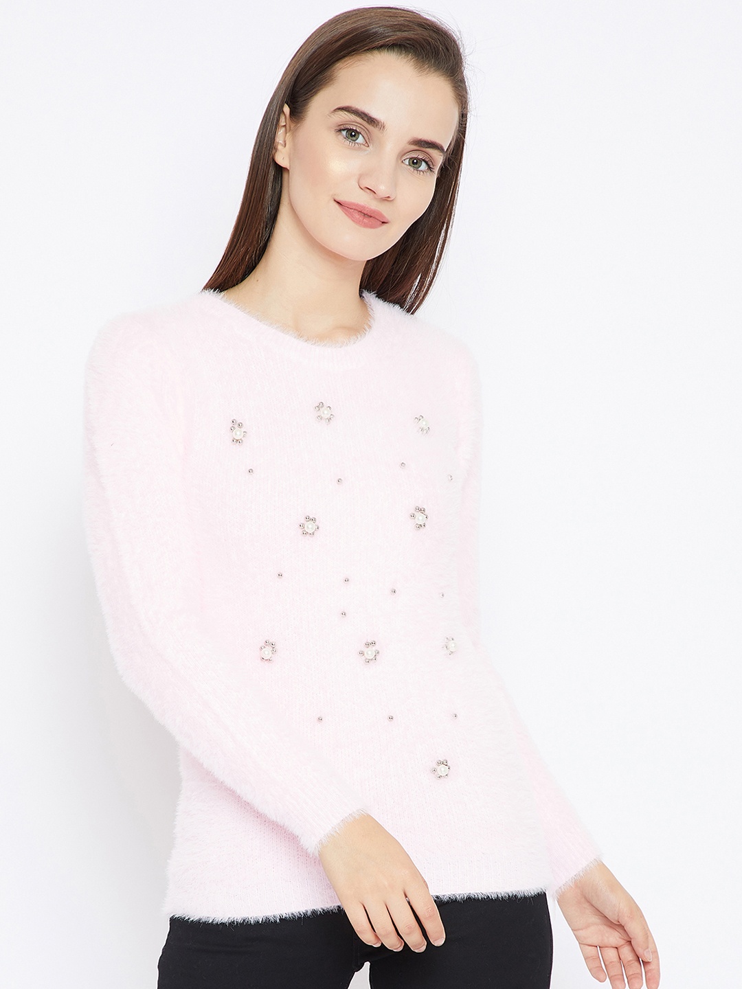 

Camey Women Pink Embellished Top