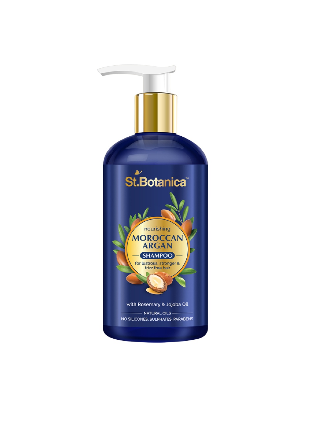 

St.Botanica Unisex Moroccan Argan Hair Shampoo 300ml, Blue