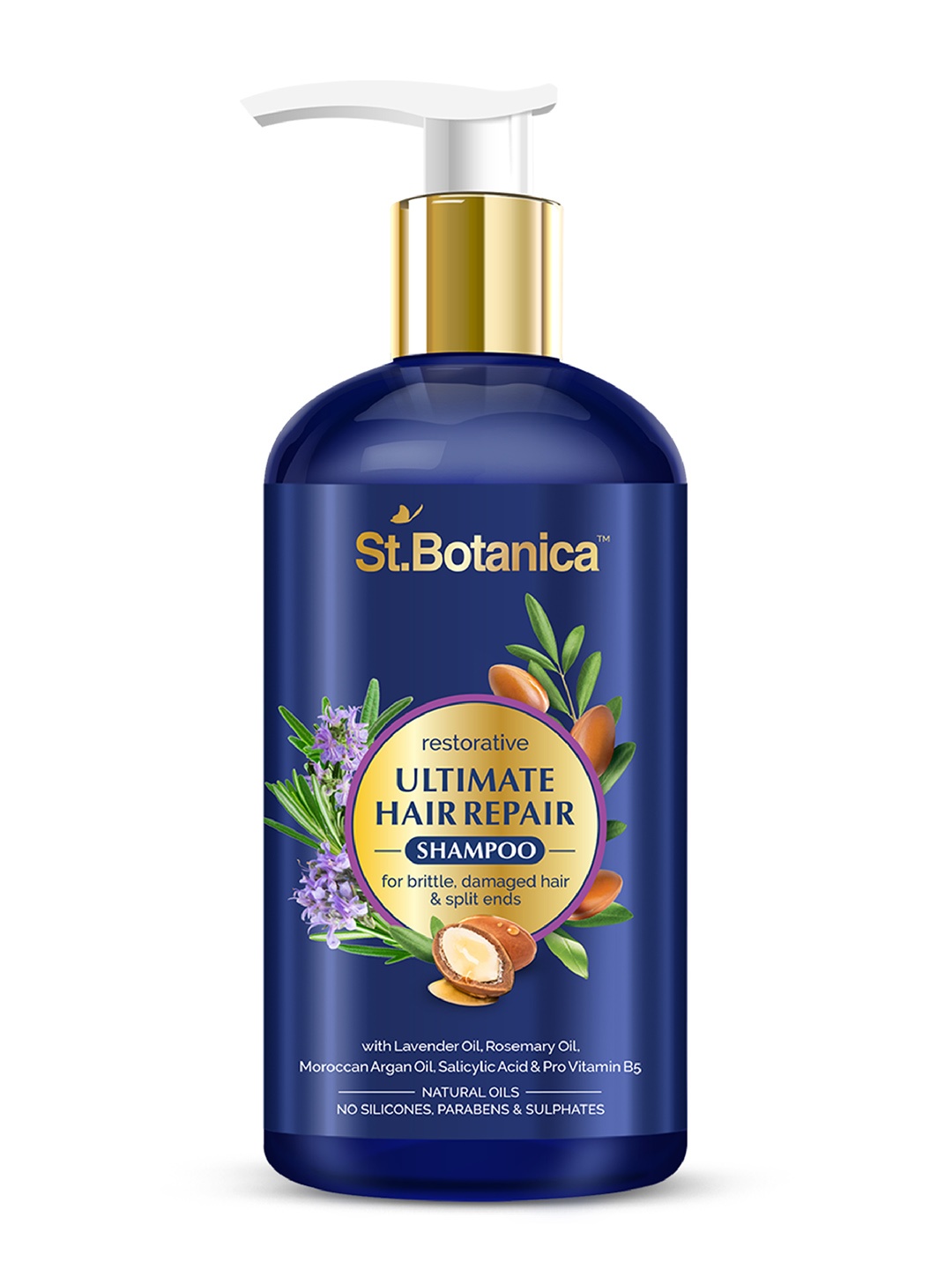 

St.Botanica Ultimate Hair Repair Shampoo, 300ml, Blue