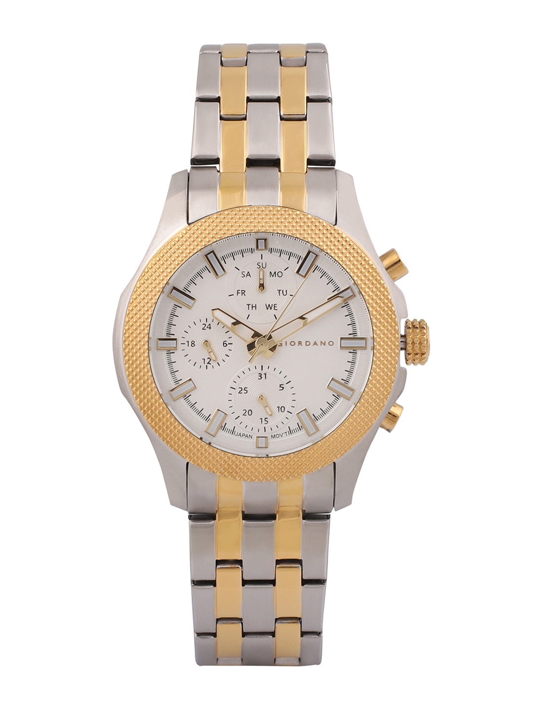 

GIORDANO Men White Analogue Watch 1902-44