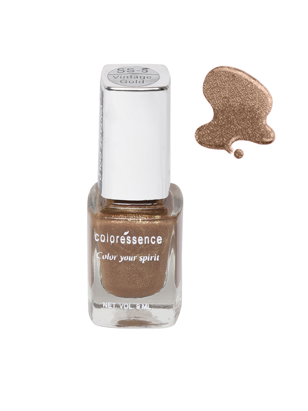 

Coloressence Vintage Gold Nail Polish SS-5, Bronze