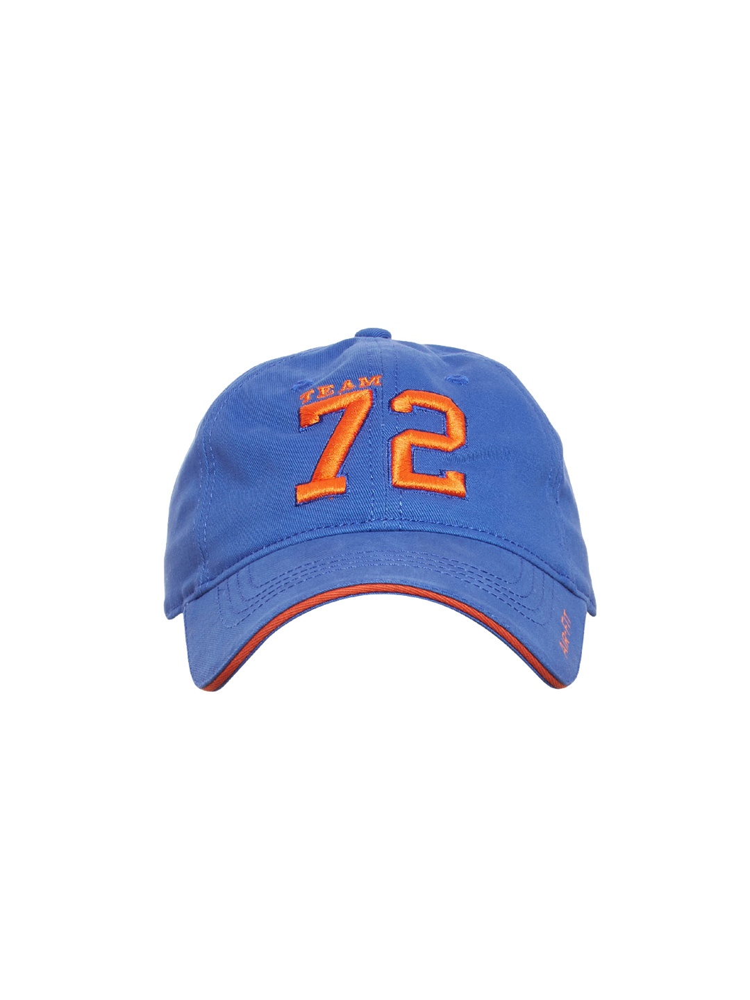 

Sportigoo Men Blue & Orange Solid Baseball Cap