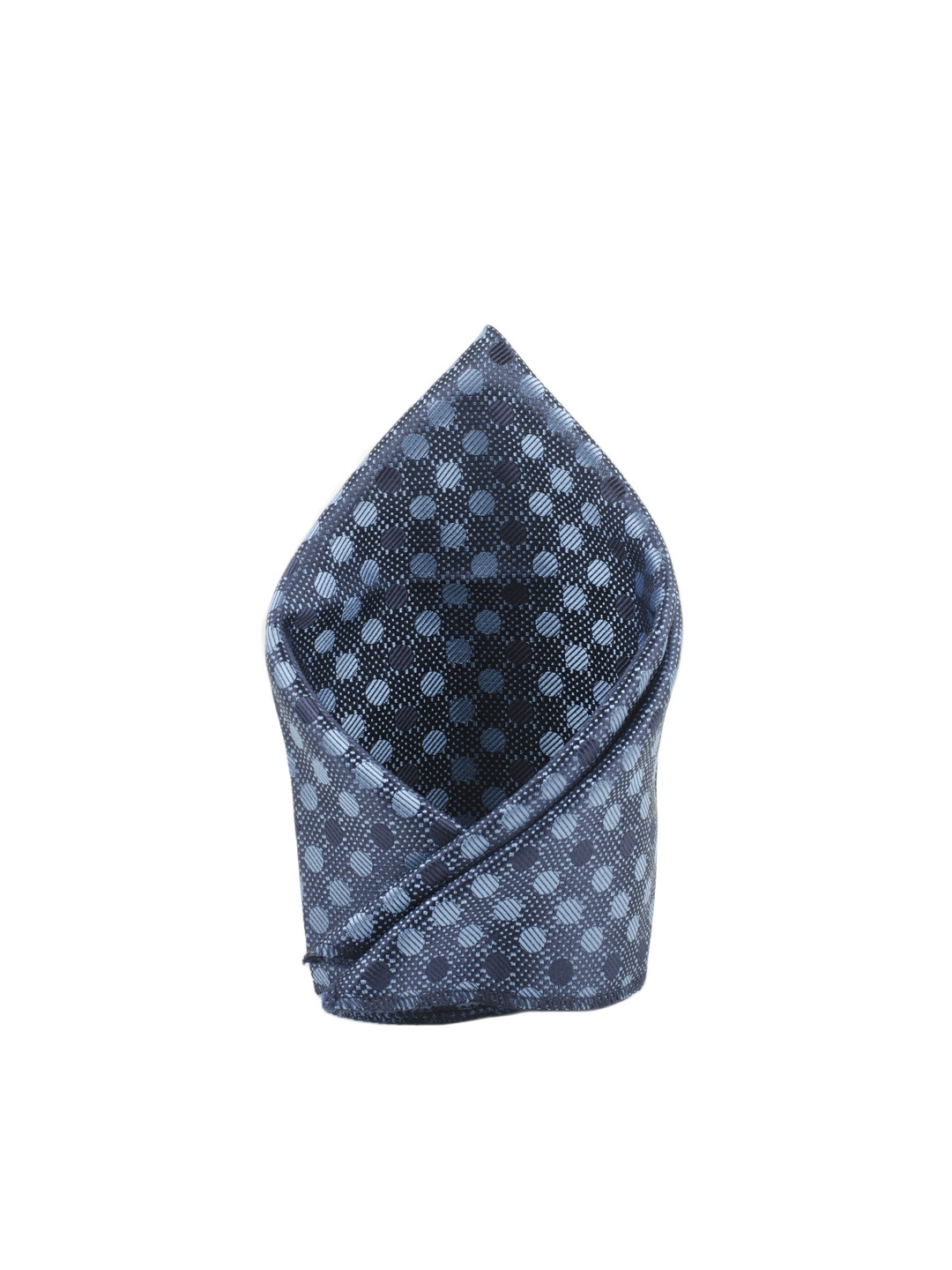 

Tossido Men Blue Woven Design Pocket Square