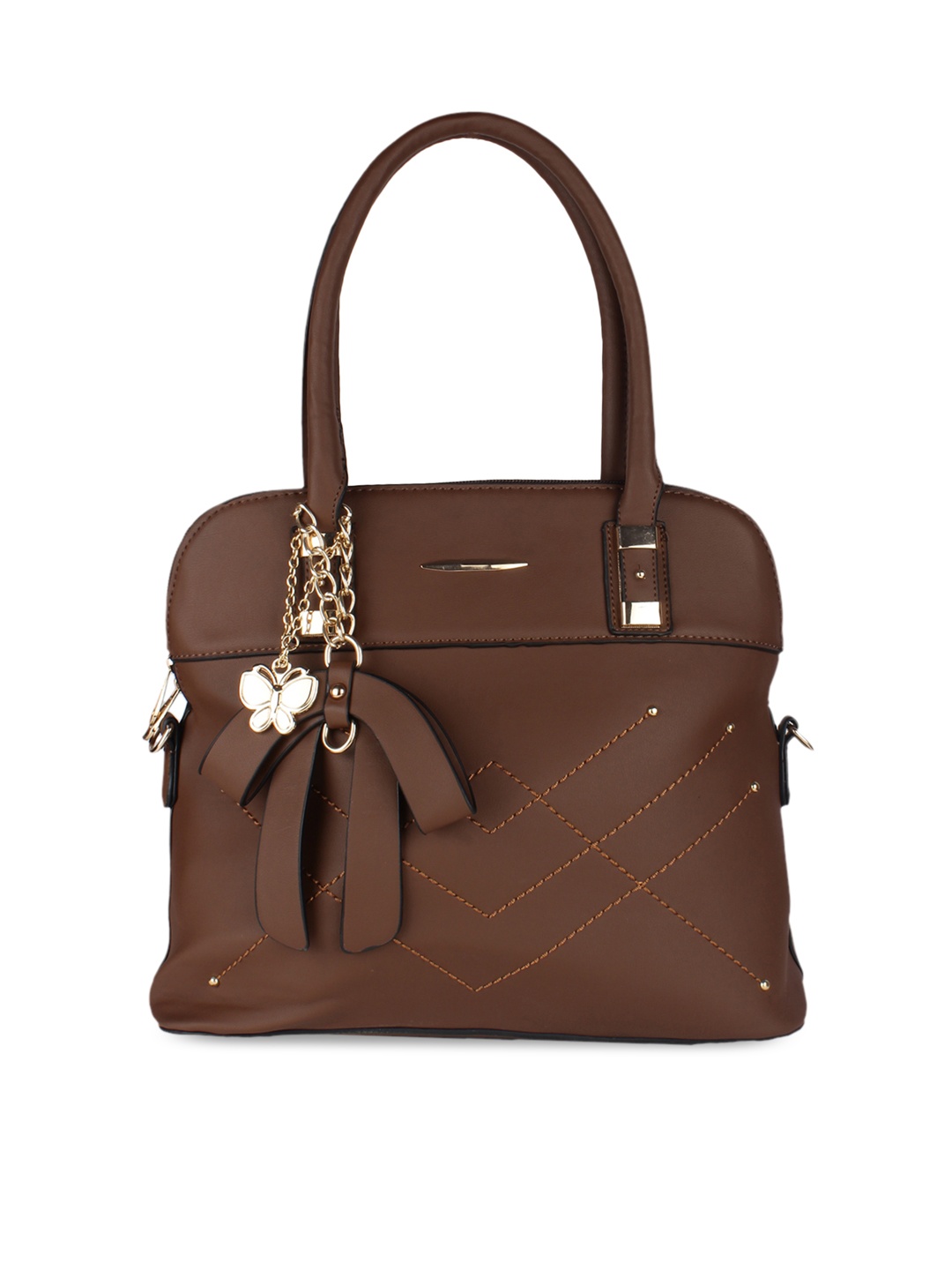 

Butterflies Brown Solid Shoulder Bag