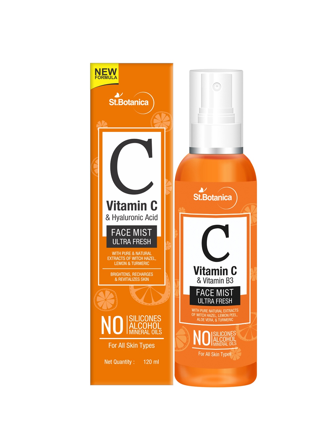 

St.Botanica Vitamin C & B3 Face Mist 120ml, White