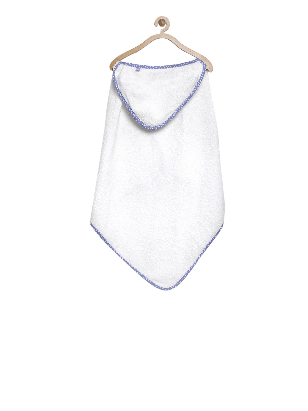 

THE BABY ATELIER Baby White Hooded Bath Towel