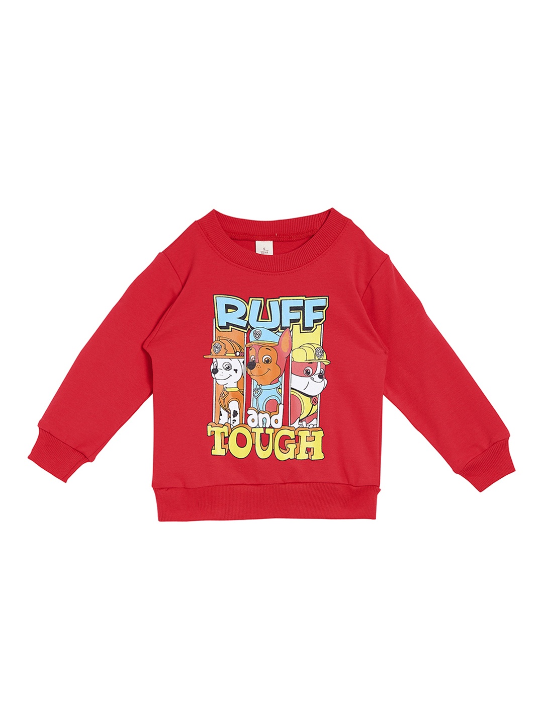 

Camey Boys Red Printed Round Neck T-shirt
