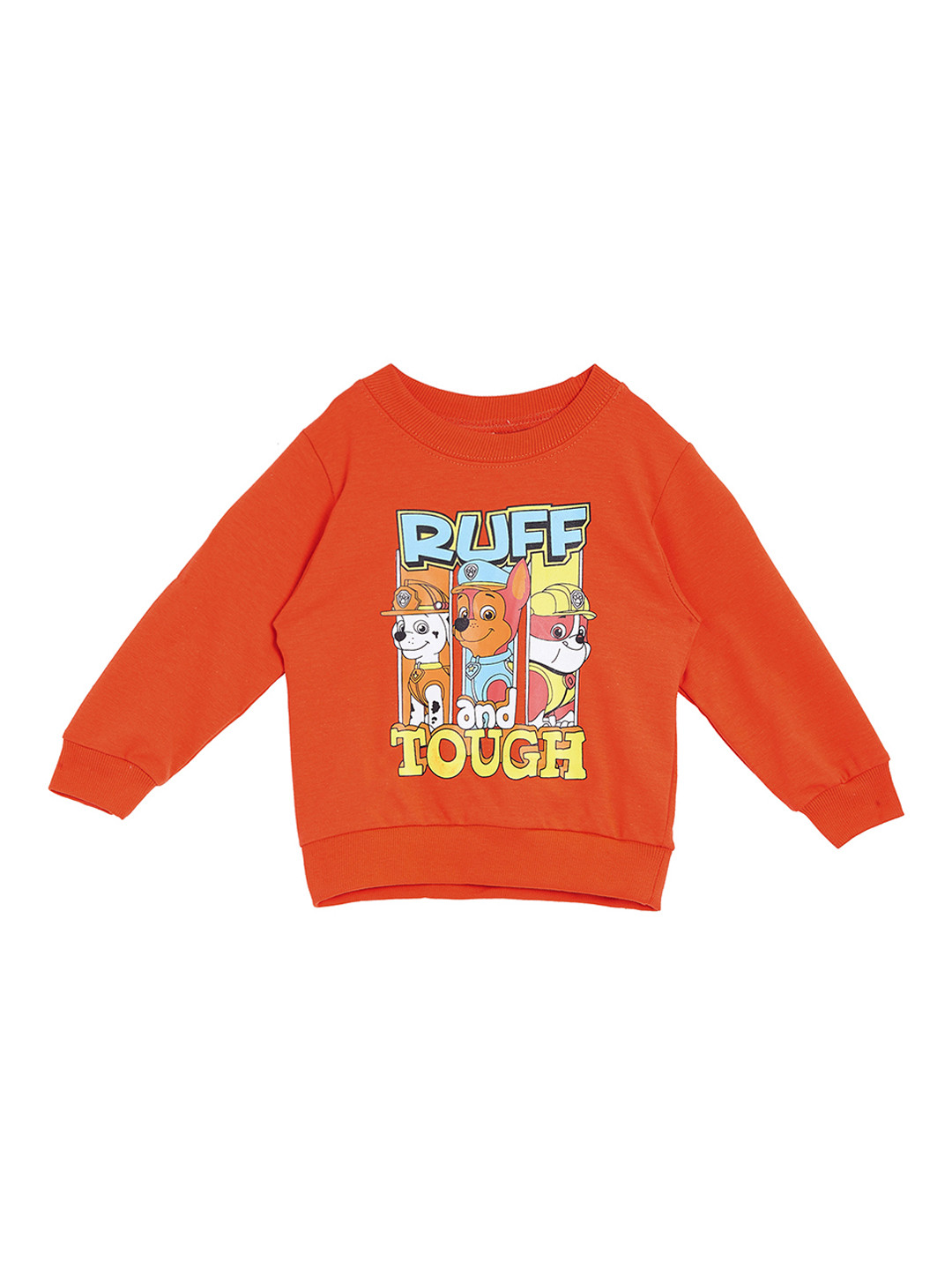 

Camey Boys Orange Printed Round Neck T-shirt