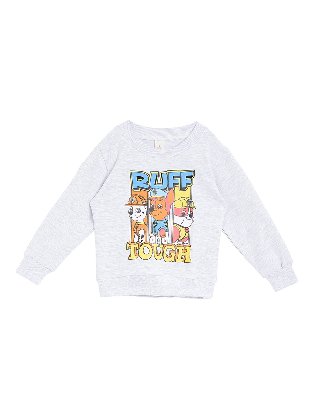 

Camey Boys Grey Printed Round Neck T-shirt