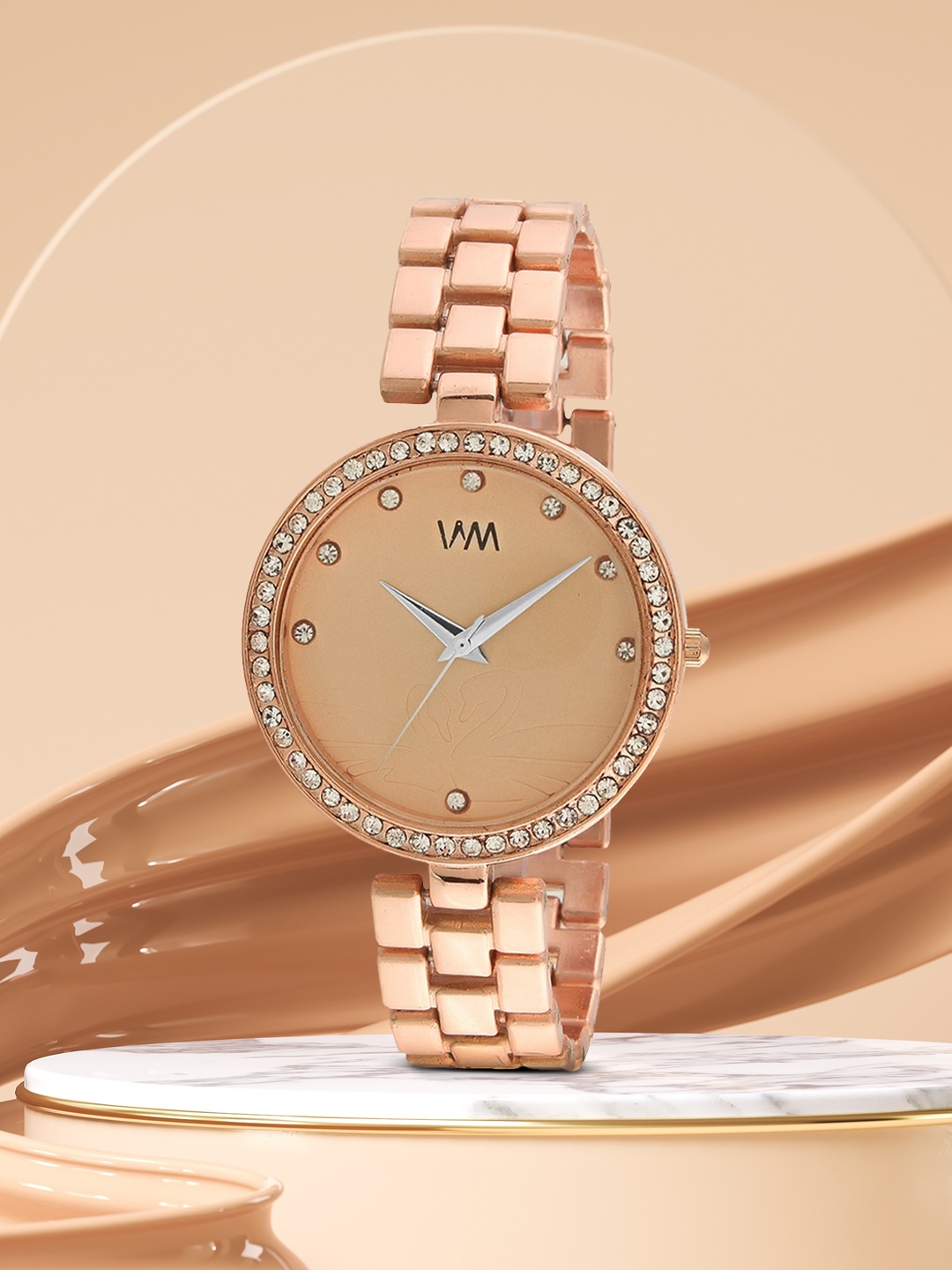 

WM Women Rose Gold Analogue Watch WMAL-335new