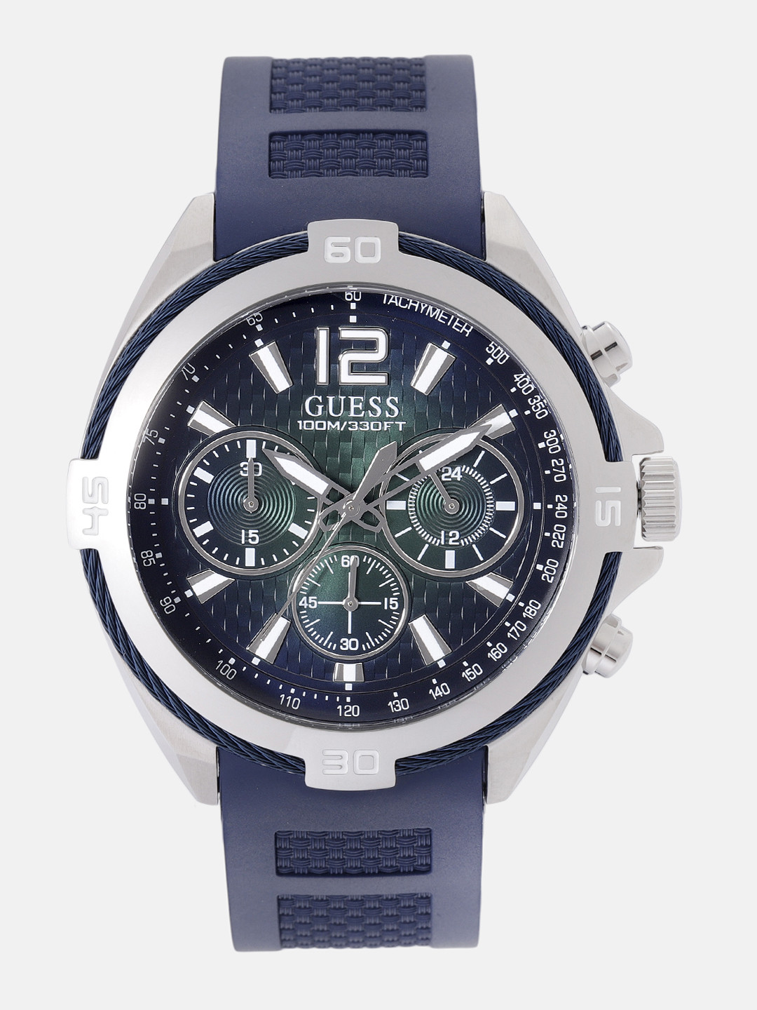 

GUESS Men Green Analogue Watch W1168G1