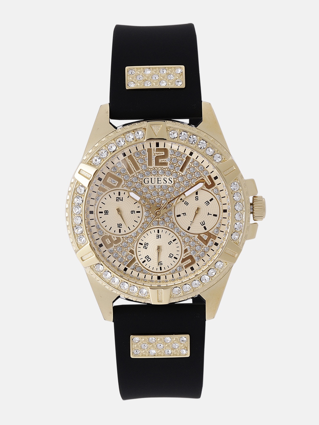 

GUESS Women Gold-Toned Analogue Watch W1160L1