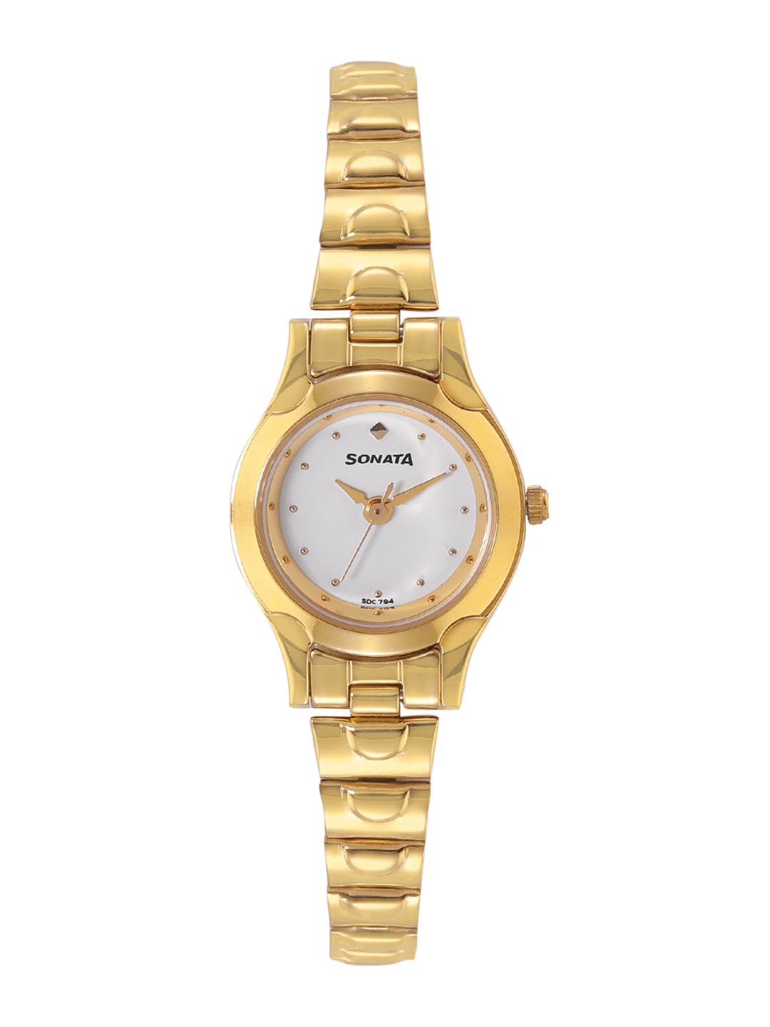 

Sonata Women Bracelet Style Straps Analogue Watch 8098YM01, White