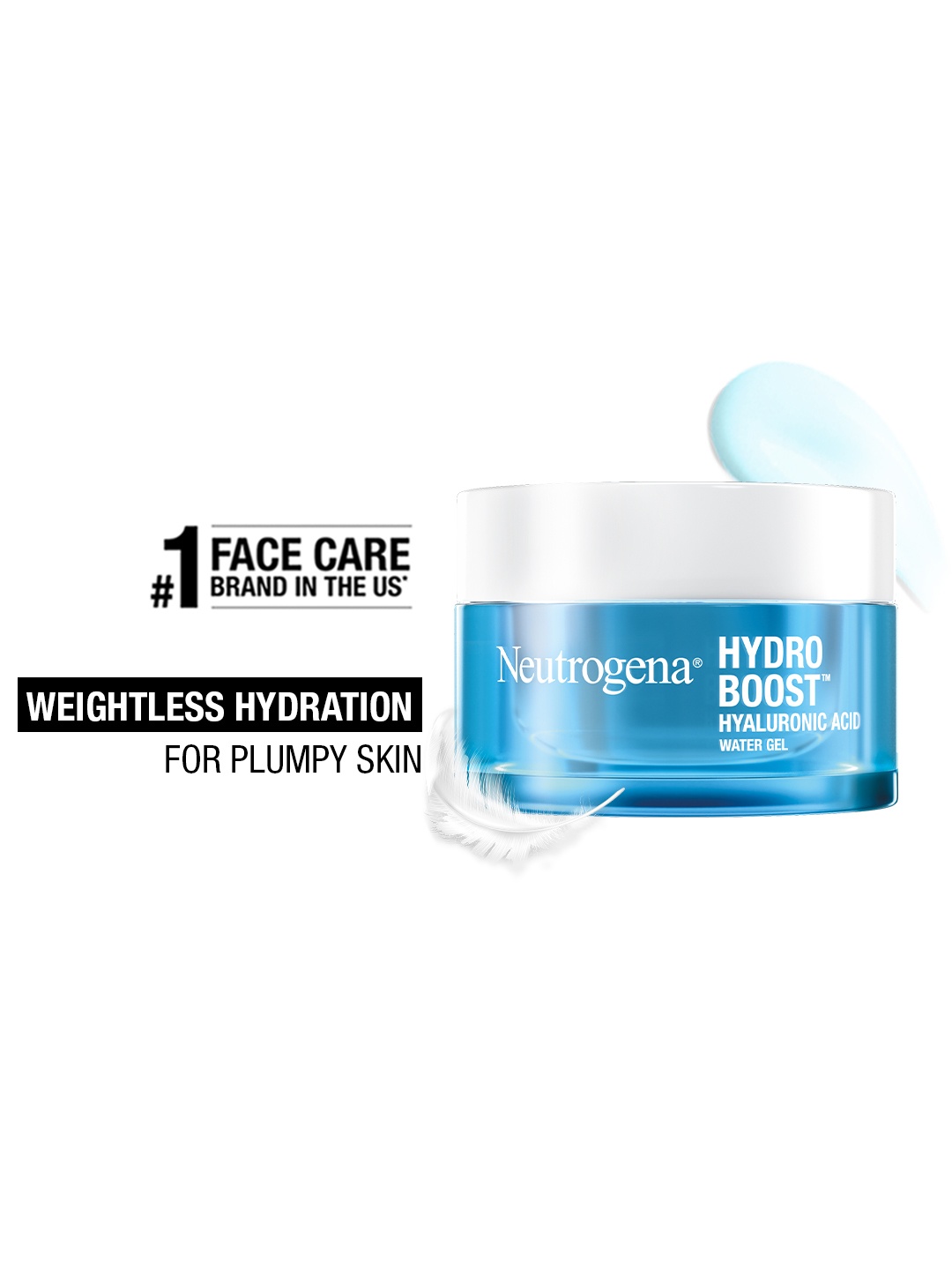 

Neutrogena Hydro Boost Hyaluronic Acid Water Gel Face Moisturiser 50g, Blue