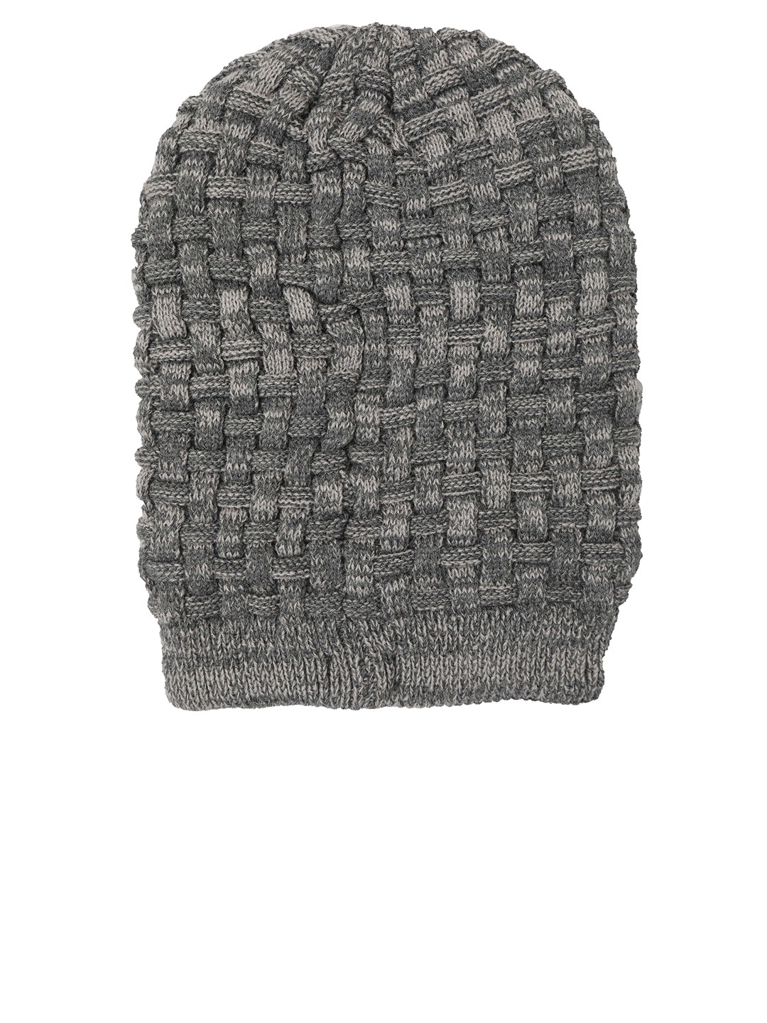 

FabSeasons Unisex Grey Self Design Beanie