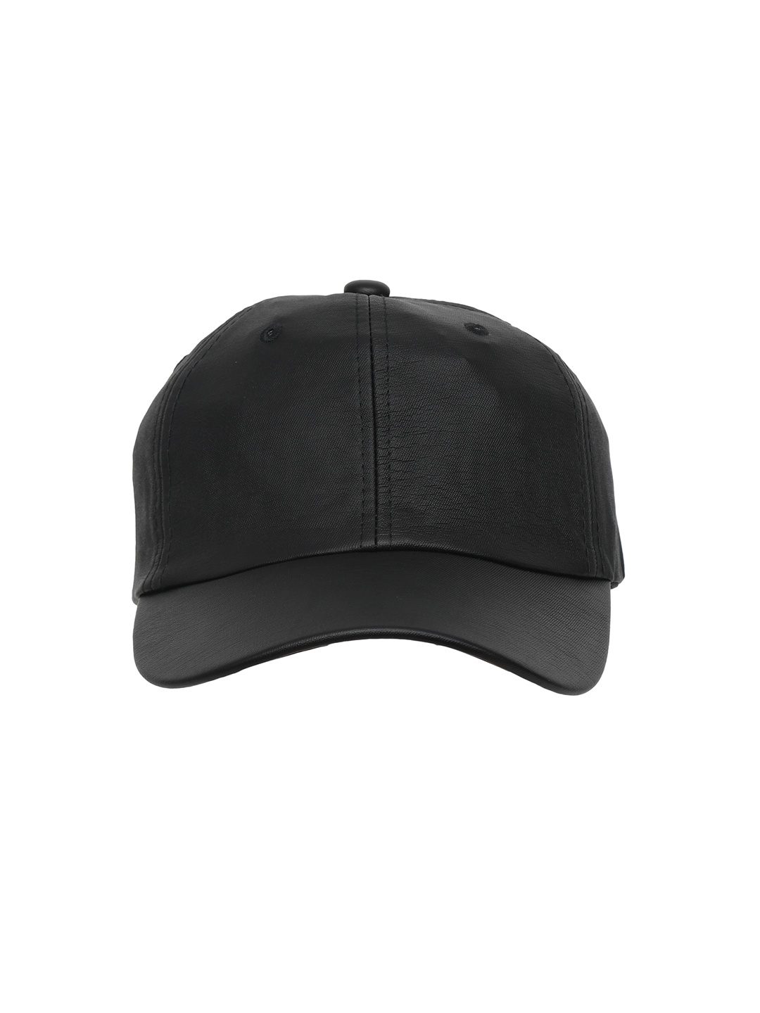 

FabSeasons Unisex Black Solid Baseball Cap