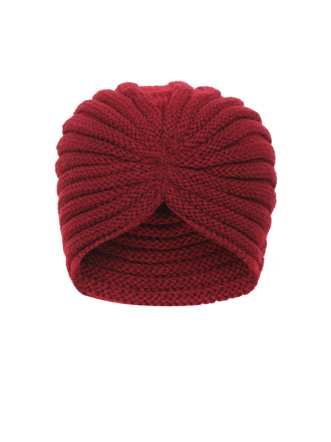 FabSeasons Women Maroon Patterned Skull Cap