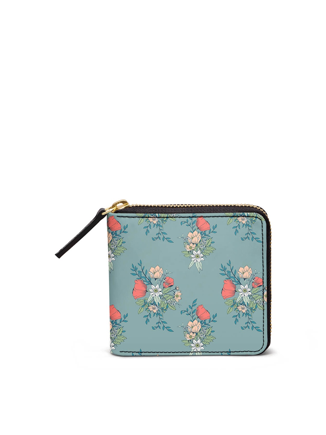 

DailyObjects Women Blue Printed Zip Around Wallet