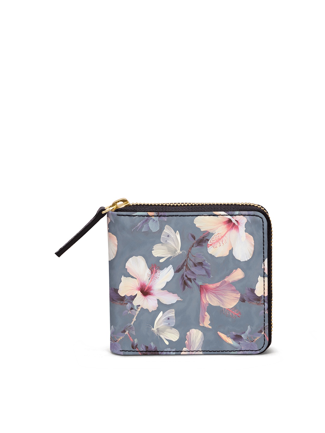 

DailyObjects Women Grey & Pink Printed Zip Around Wallet