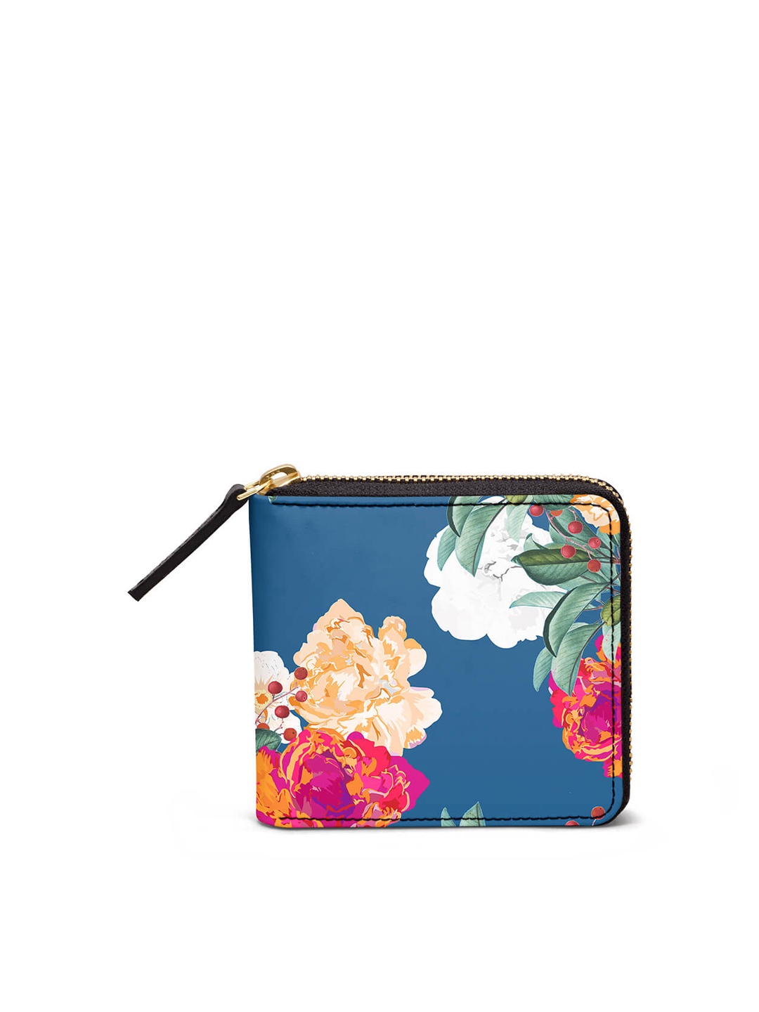 

DailyObjects Women Blue Printed Zip Around Wallet