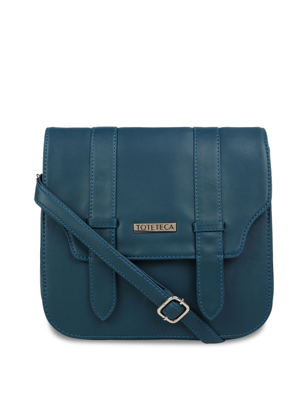 

Toteteca Blue Solid Sling Bag